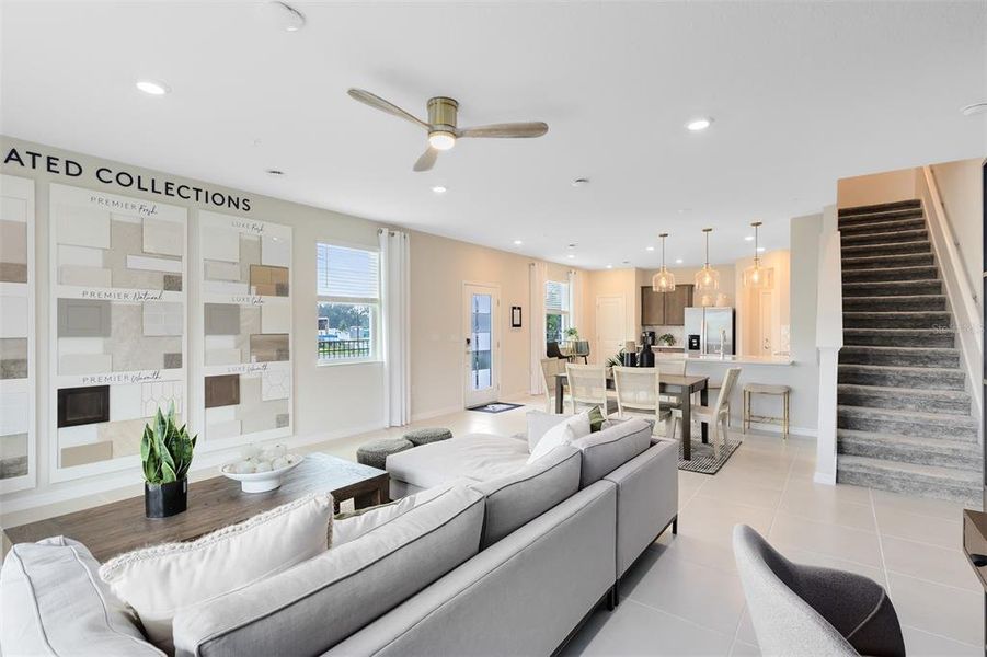 Furnished interior view inside a new home in Skylar Crest, Sanford (Image 12).