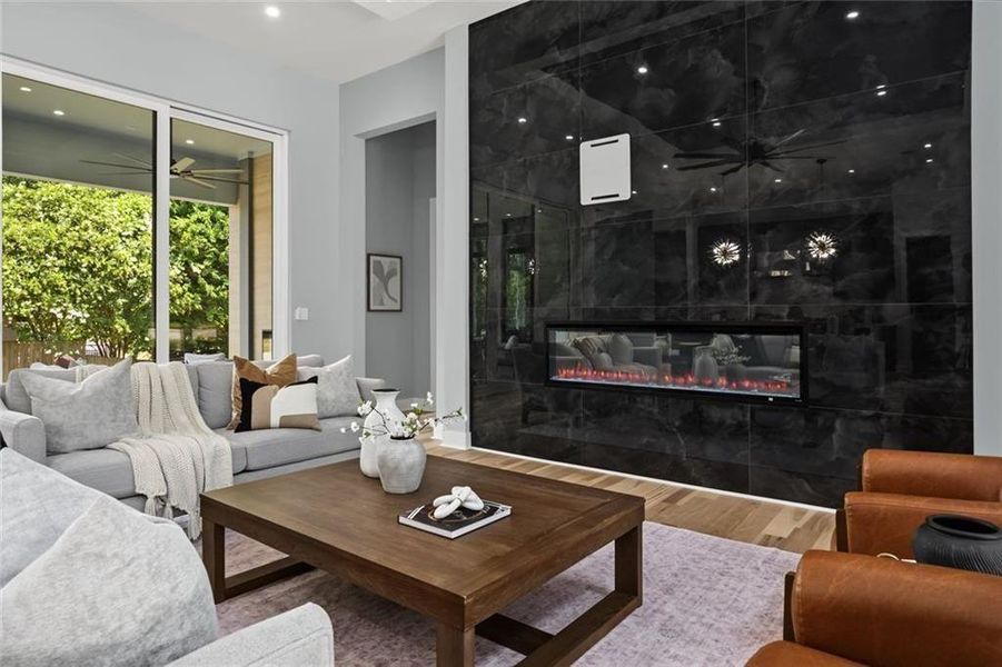 Furnished interior view inside a new home in , Marietta (Image 11).