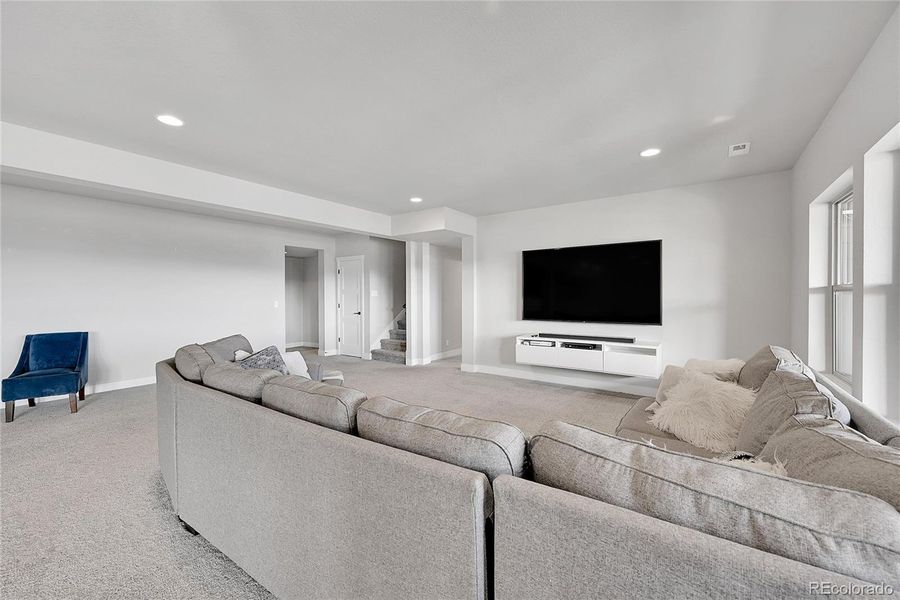 Basement/ Family/Media Room