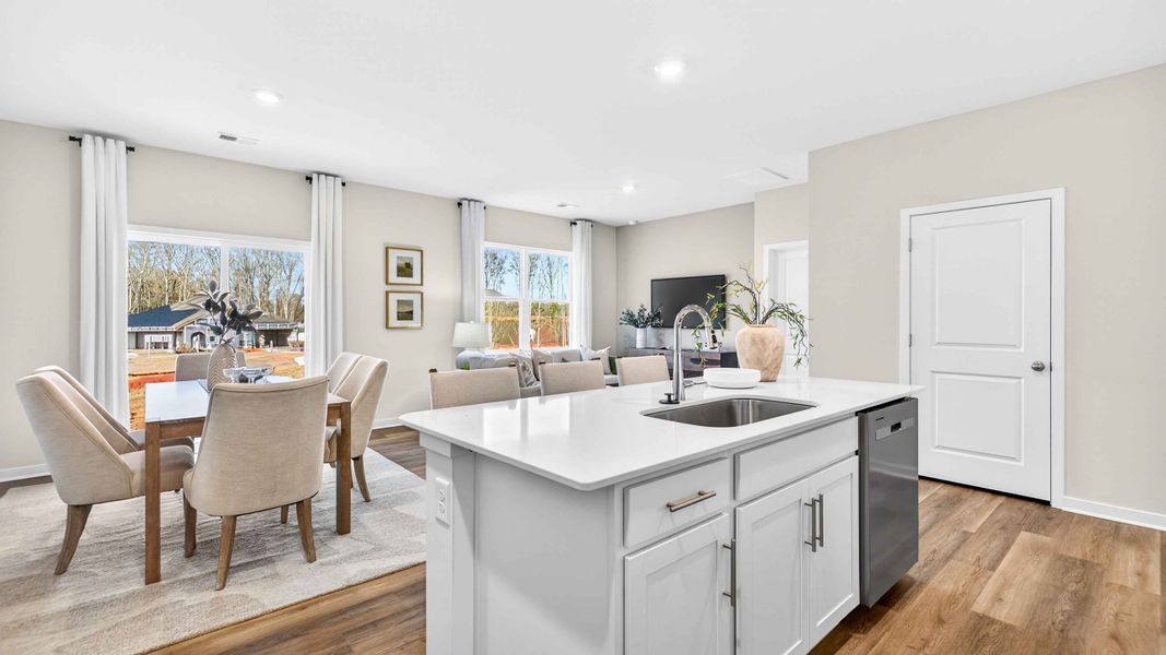 Furnished interior view inside a new home in Stanton, Richburg (Image 5).