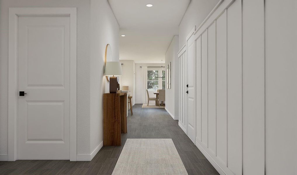 Welcoming foyer (*Artist rendering used for illustration purposes only.)