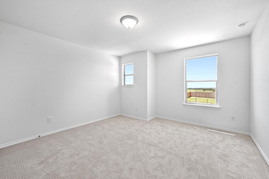 Spacious, unfurnished interior of a new home in Salerno - Classic Collection, Round Rock (Image 29). Spacious, unfurnished interior of a new home in Salerno - Classic Collection, Round Rock (Image 29).