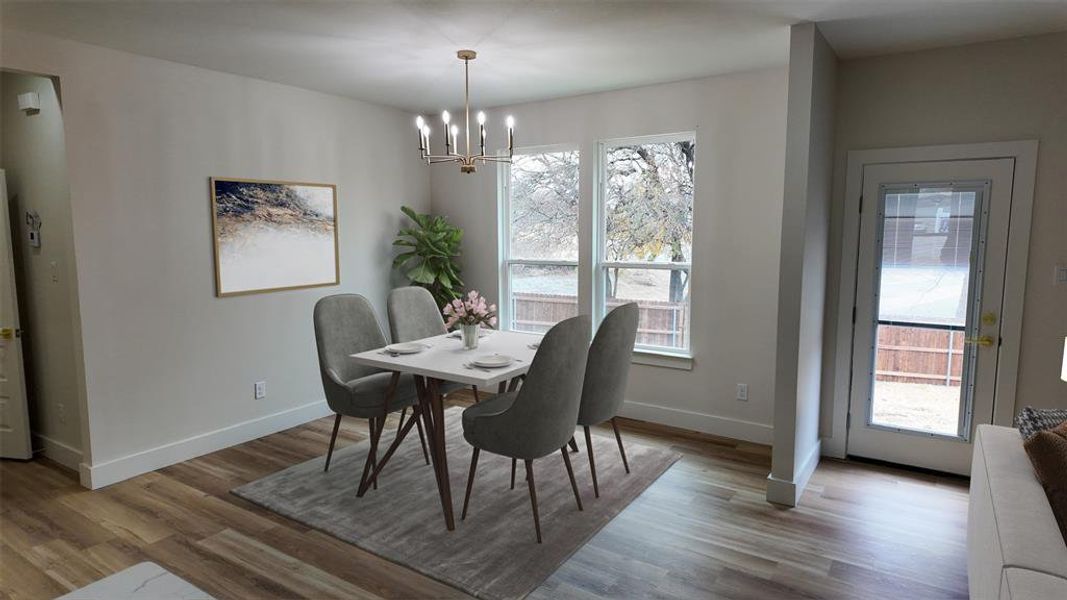 Furnished interior view inside a new home in , Lewisville (Image 8). Furnished interior view inside a new home in , Lewisville (Image 8).