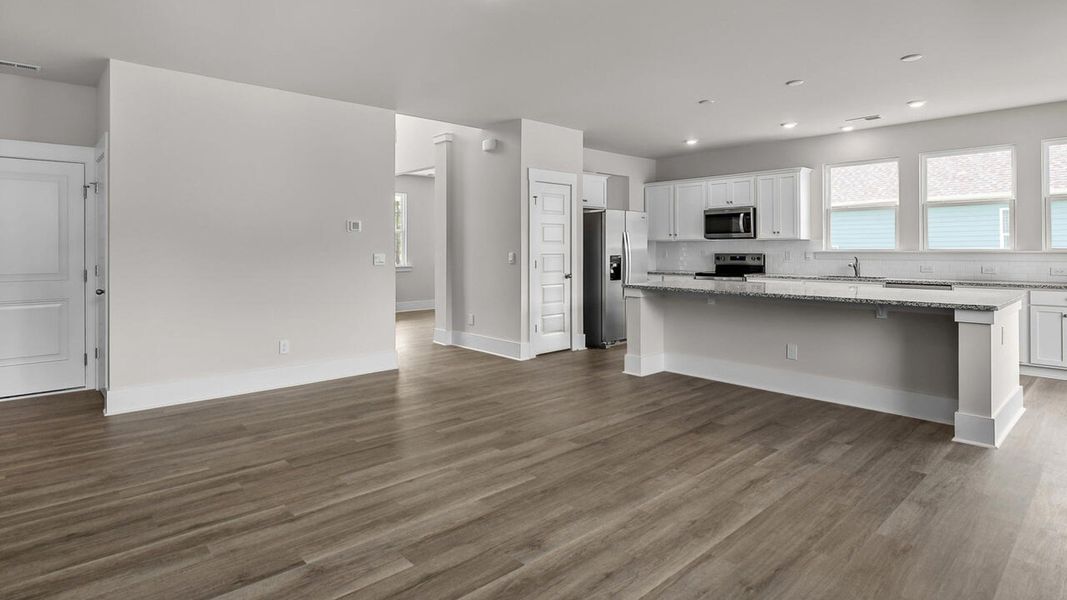 Spacious, unfurnished interior of a new home in Indigo Preserve, Leland (Image 20).