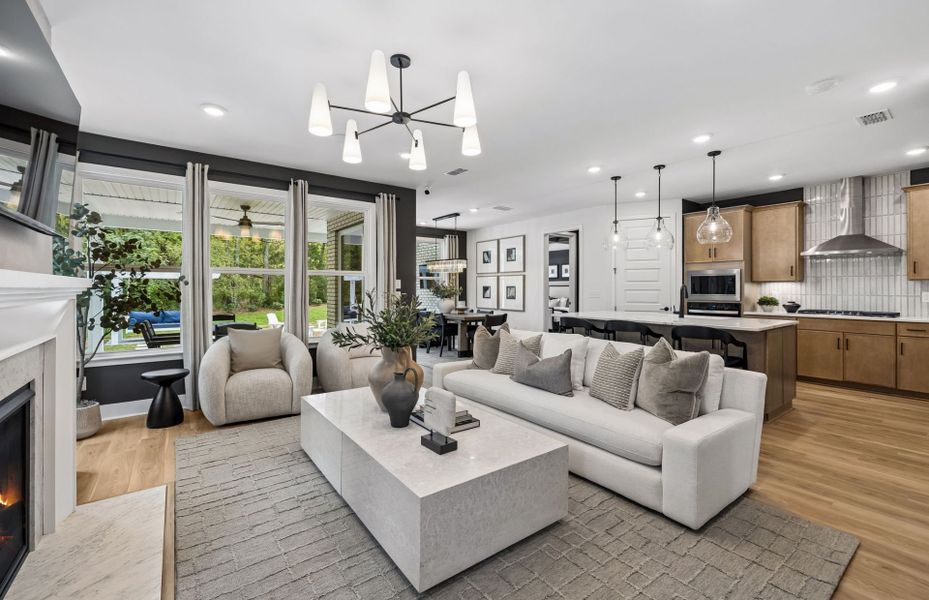 Representative furnished interior of a home built from the Mystique by John Wieland in Treymor, Mount Juliet (Image 12).