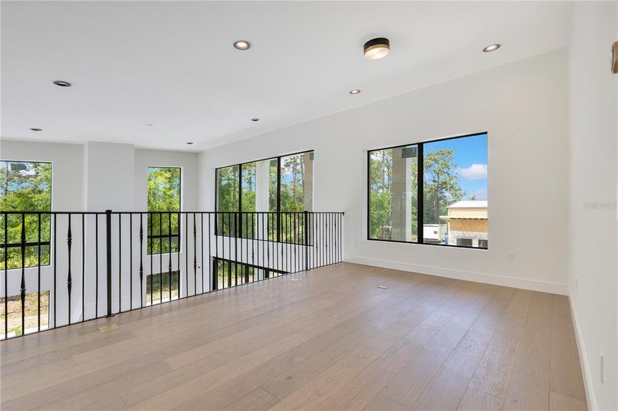 Second floor loft area