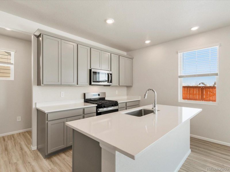 Furnished interior view inside a new home in Revere at Johnstown, Johnstown (Image 10). Furnished interior view inside a new home in Revere at Johnstown, Johnstown (Image 10).