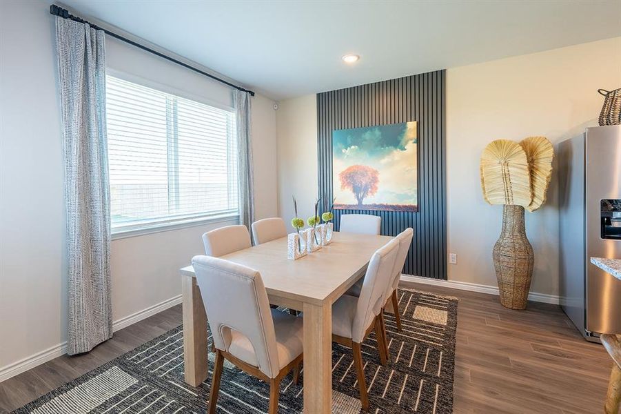 Furnished interior view inside a new home in Retreat at Fossil Creek, Fort Worth (Image 8).