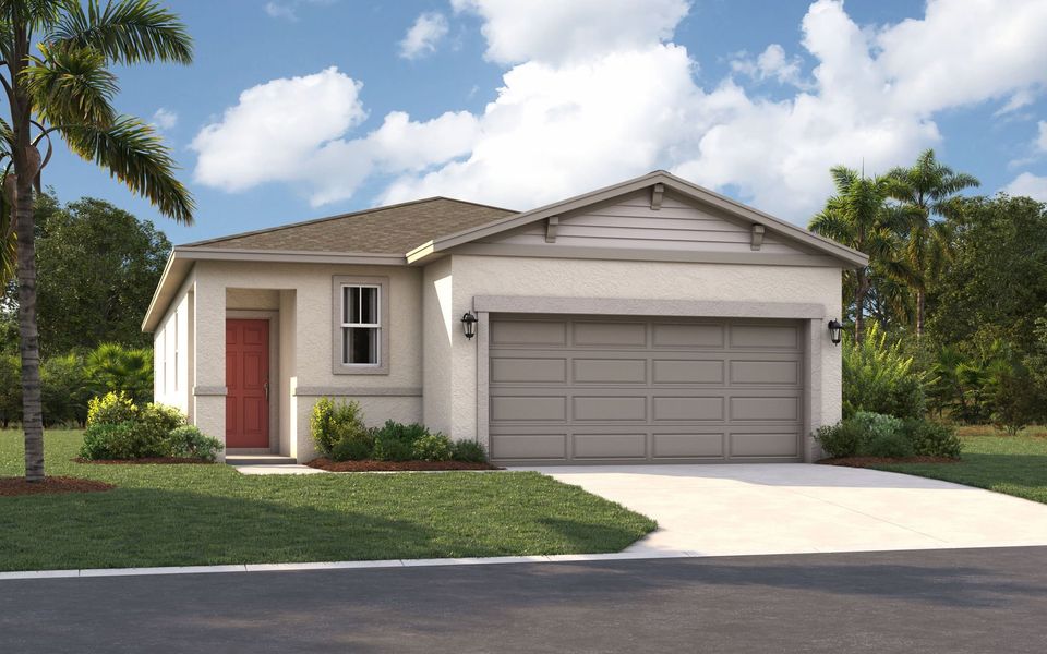 Representative exterior photo of a completed home built from the The Lewiston by Stanley Martin Homes in Watermark, Cocoa, FL (Image 2).