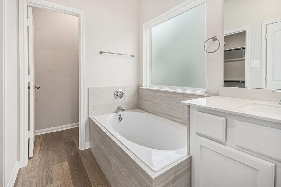 Furnished interior view inside a new home in , Bay City (Image 6). Furnished interior view inside a new home in , Bay City (Image 6).