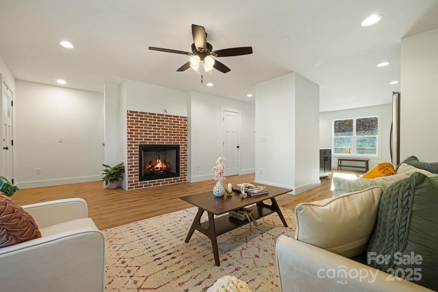 Furnished interior view inside a new home in , Canton (Image 7).