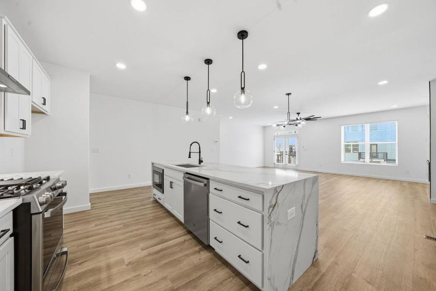 Furnished interior view inside a new home in , Decatur (Image 20).