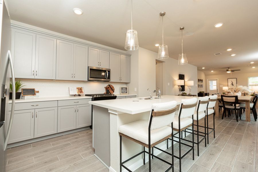 Furnished interior view inside a new home in Montgomery Ridge, Montgomery (Image 6).