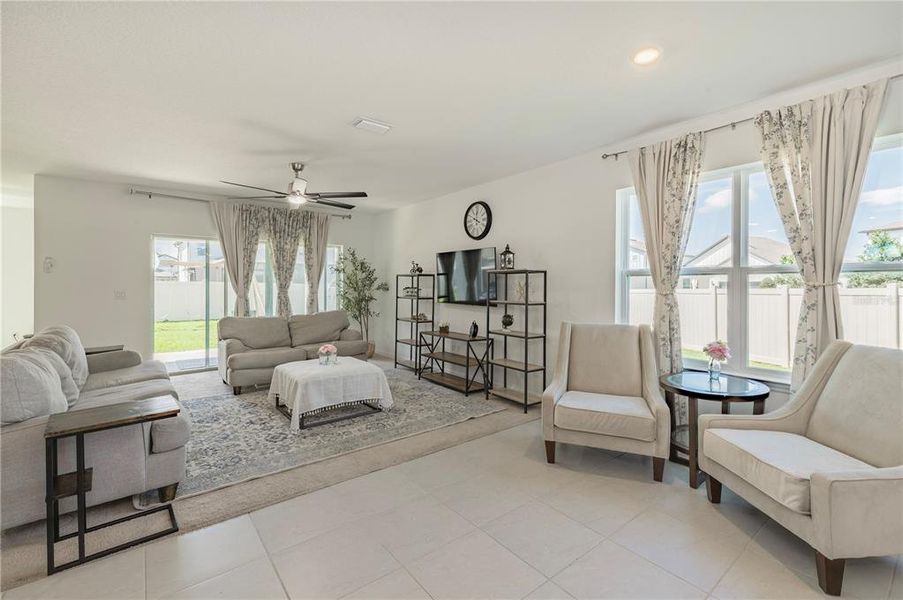 Furnished interior view inside a new home in , Land O' Lakes (Image 12). Furnished interior view inside a new home in , Land O' Lakes (Image 12).