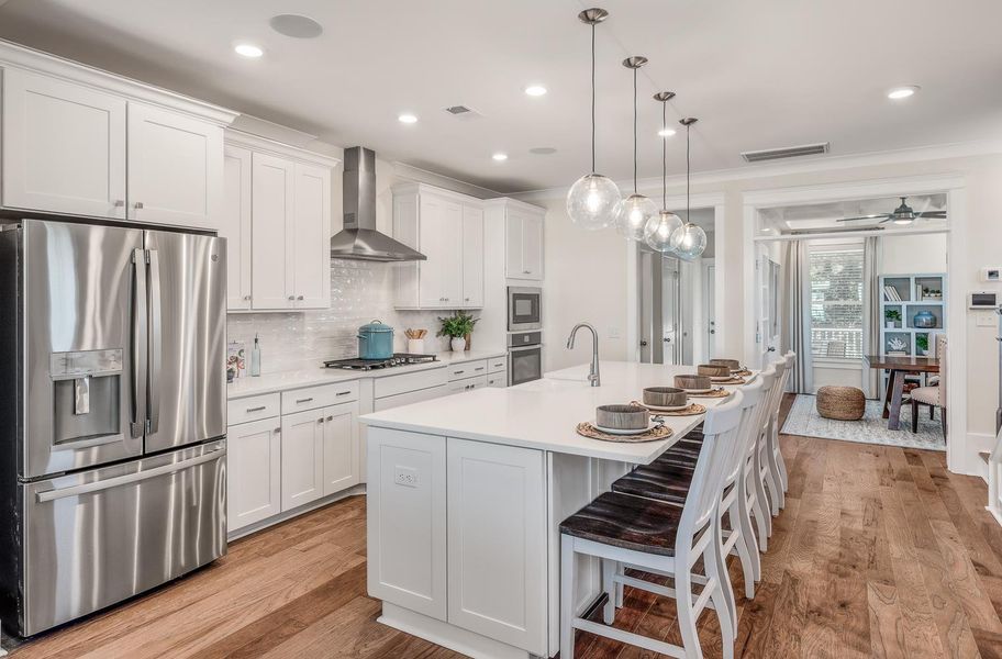 Furnished interior view inside a new home in , Charleston (Image 10).