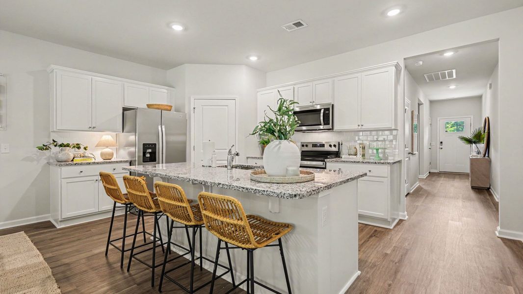 Furnished interior view inside a new home in The Bluffs at Mill Creek, Florence (Image 3).
