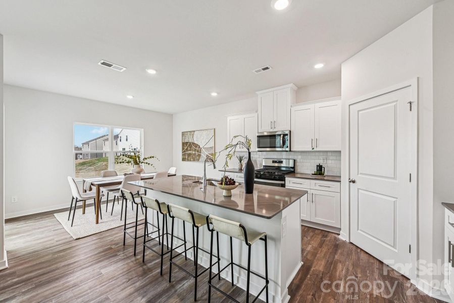 Furnished interior view inside a new home in Reedy Creek Preserve, Charlotte (Image 8).