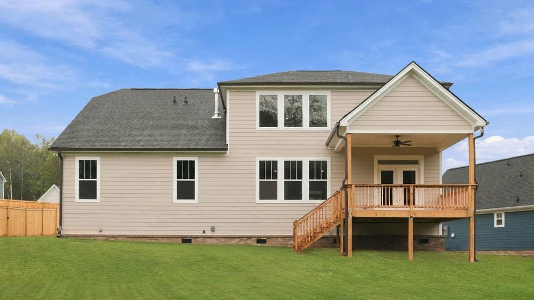 Exterior details and patio area of a home in Pinebrook, Woodruff (Image 21). Exterior details and patio area of a home in Pinebrook, Woodruff (Image 21).