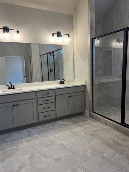 Furnished interior view inside a new home in , Loganville (Image 8).