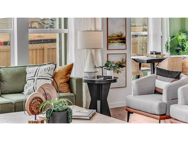 Furnished interior view inside a new home in Prairie Song, Windsor (Image 4).