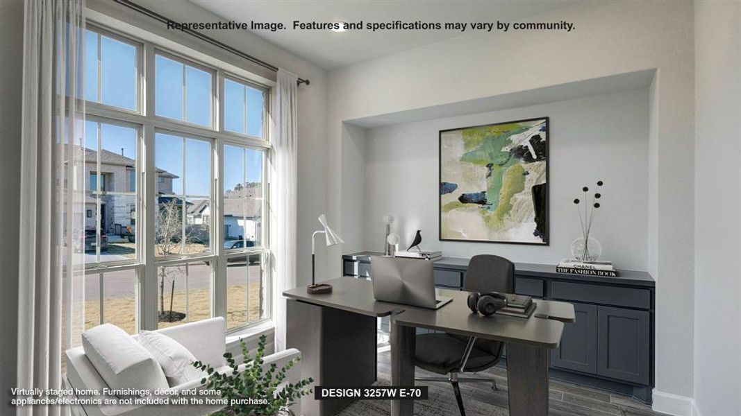 Furnished interior view inside a new home in Talon Hills, Fort Worth (Image 6).