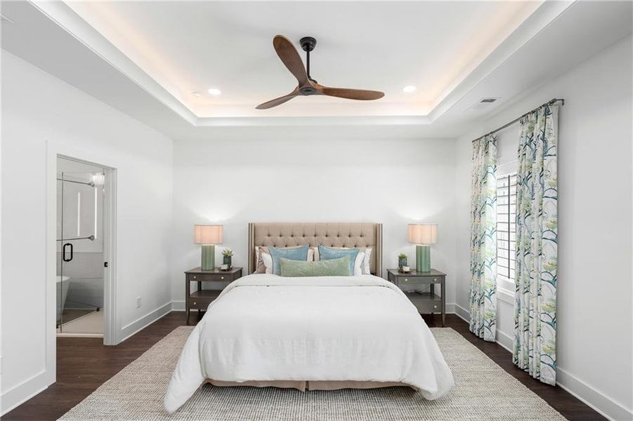 Furnished interior view inside a new home in , Stockbridge (Image 13).