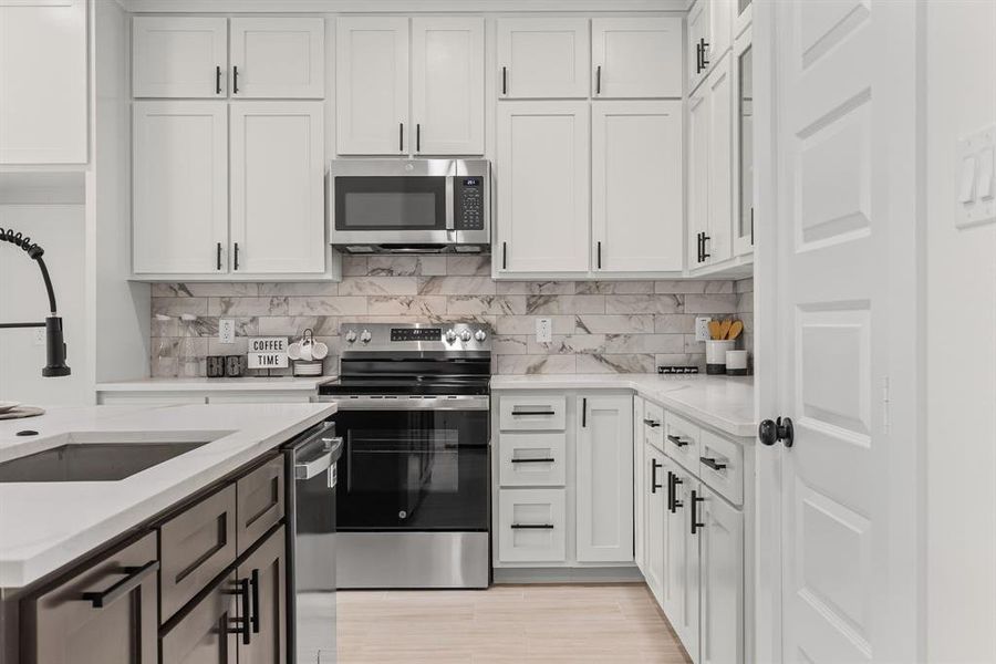 Furnished interior view inside a new home in , Greenville (Image 9). Furnished interior view inside a new home in , Greenville (Image 9).