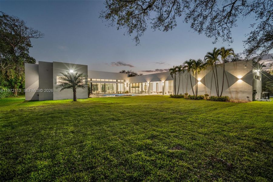 Exterior details and patio area of a home in , Miami (Image 30). Exterior details and patio area of a home in , Miami (Image 30).