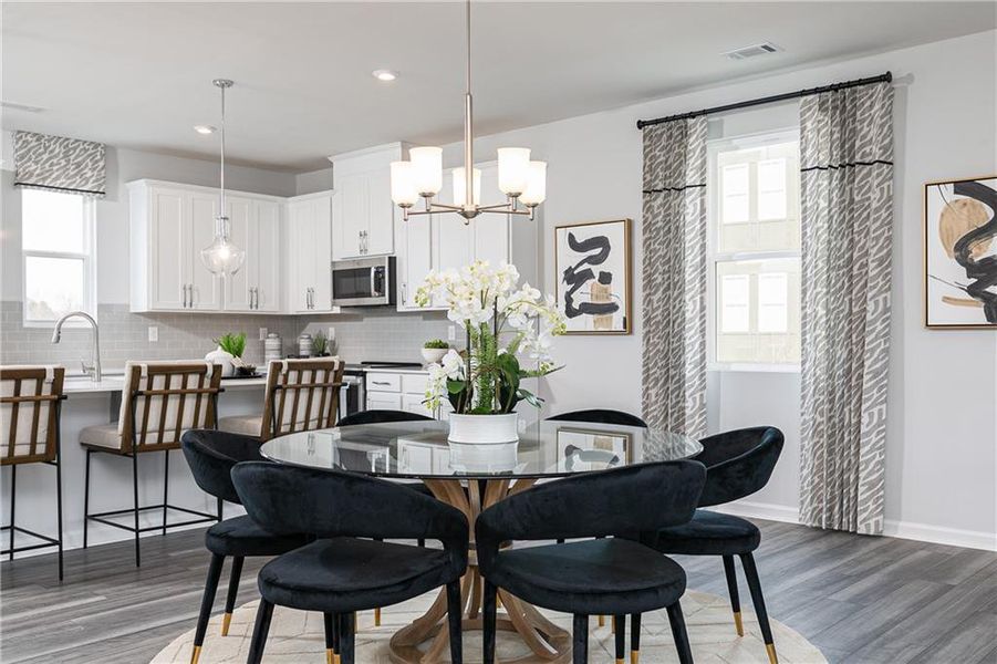 Furnished interior view inside a new home in , Lawrenceville (Image 30).