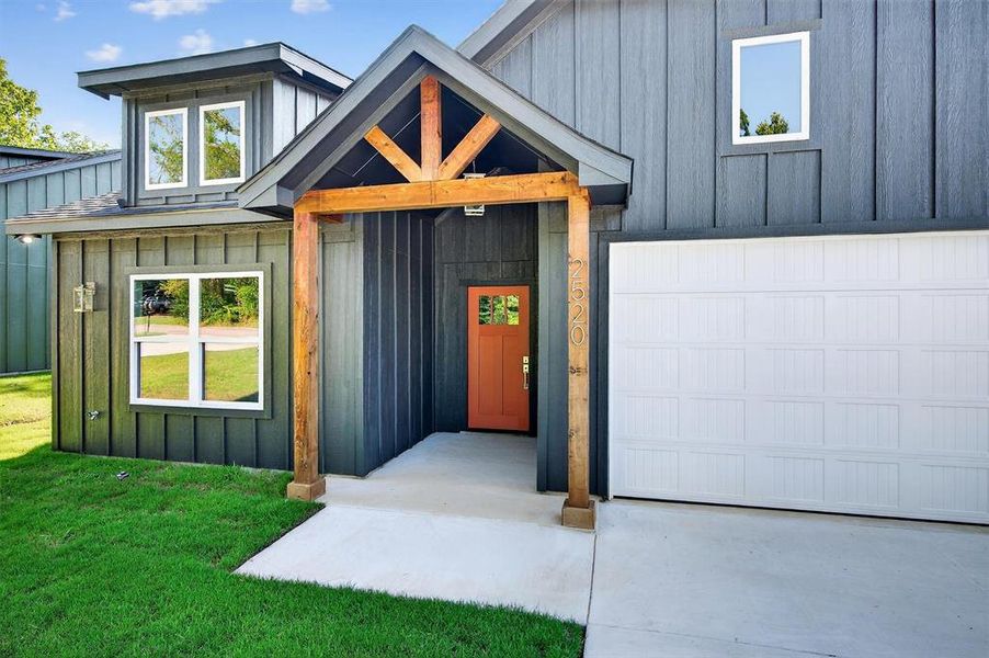 Front exterior of a new home in , Denison, TX, highlighting curb appeal (Image 19). Front exterior of a new home in , Denison, TX, highlighting curb appeal (Image 19).