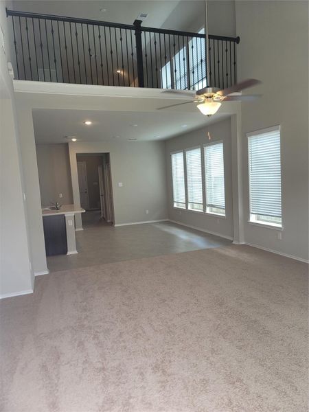 Open living area with lots of natural light