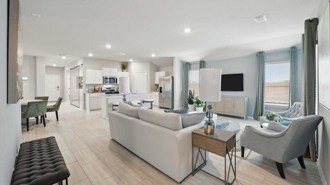 Furnished interior view inside a new home in Hickory Grove, Krum (Image 16).