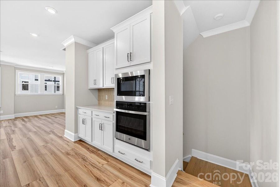 Second floor landing into the kitchen
