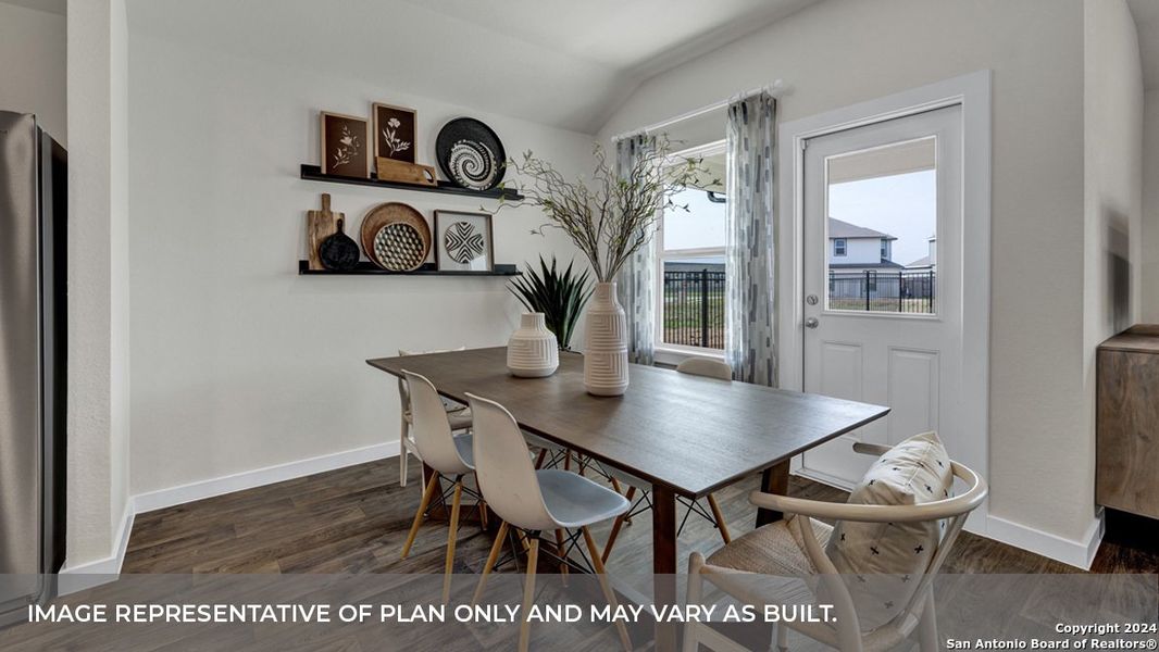 Furnished interior view inside a new home in Trace, San Marcos (Image 8).