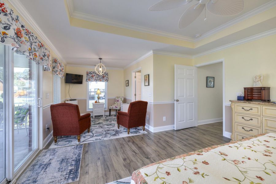 Furnished interior view inside a new home in , Manning (Image 5).