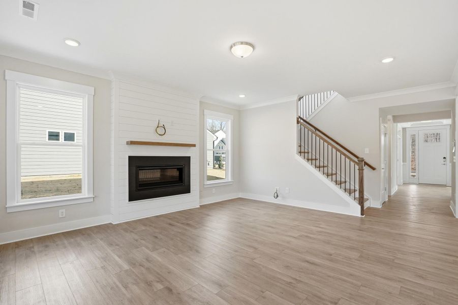 Spacious, unfurnished interior of a new home in Rone Creek, Waxhaw (Image 37).