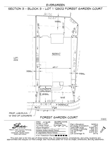 Image 3 of a home in Evergreen 60'.