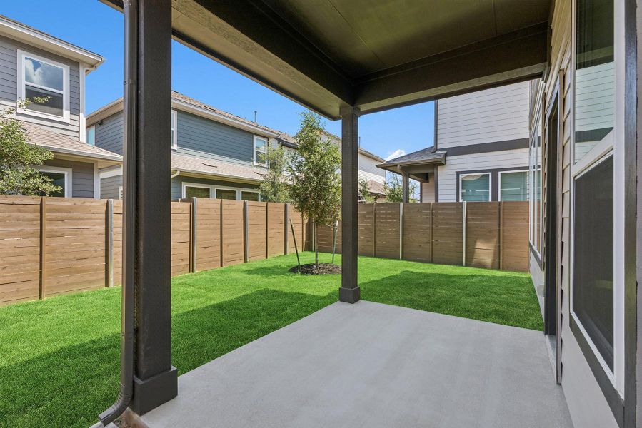 Covered Back Patio
