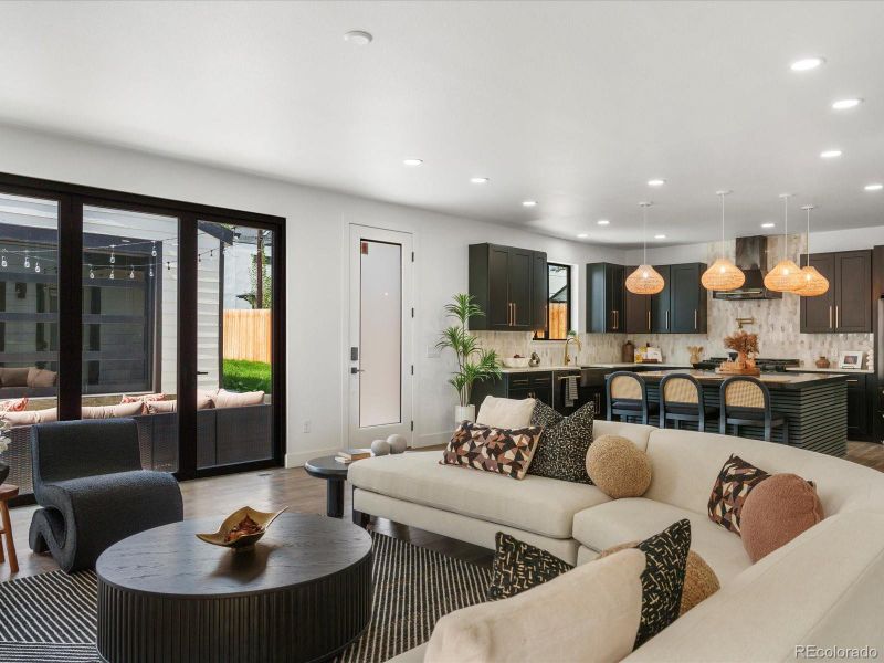 Furnished interior view inside a new home in , Denver (Image 12).