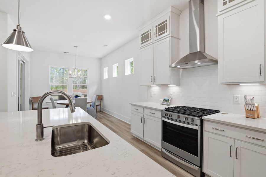 Furnished interior view inside a new home in Summerwind Crossing at Lakes of Cane Bay, Summerville (Image 17).