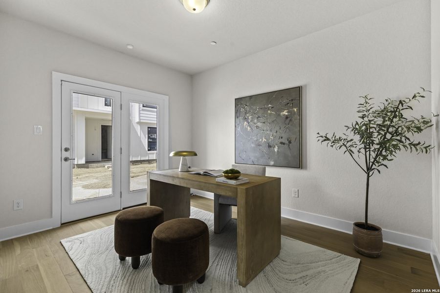 Furnished interior view inside a new home in , San Antonio (Image 18).