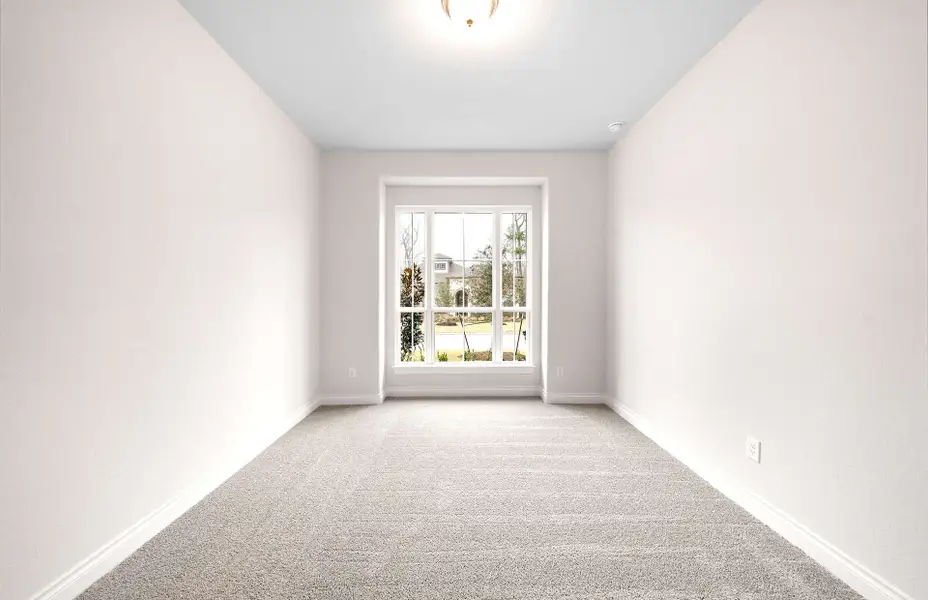 Representative unfurnished interior of a home built from the 3068 by Ravenna Homes in The Woodlands Hills 65′, Willis (Image 43).