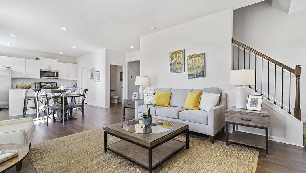 Representative furnished interior of a home built from the Penwell by D.R. Horton in Sage Grove, Lyman (Image 13).