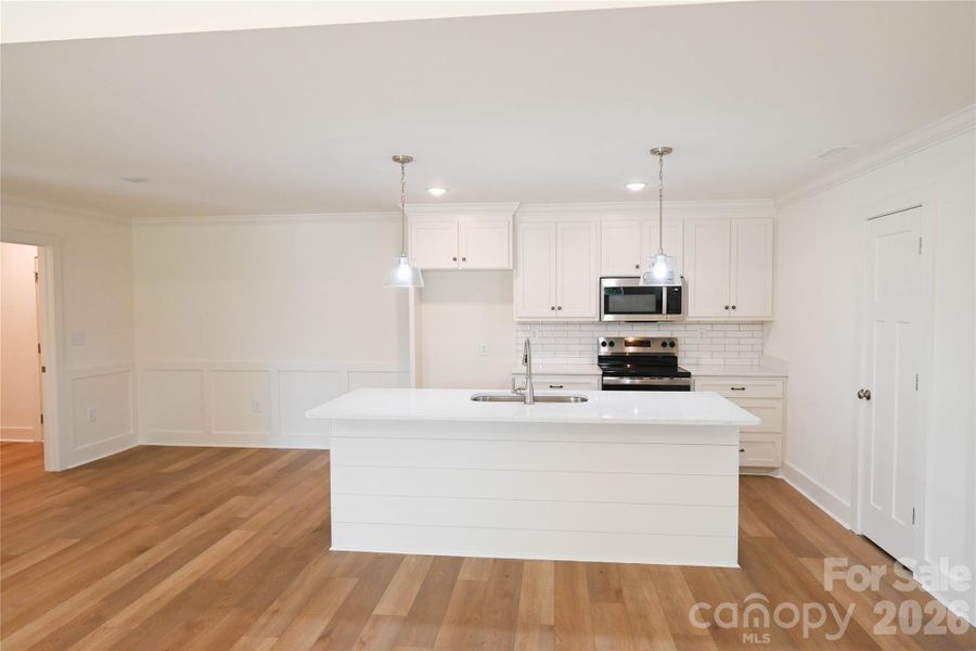 Furnished interior view inside a new home in , Clover (Image 4).