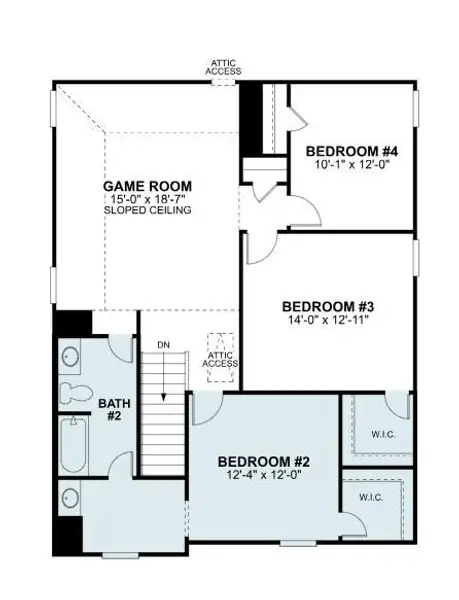 2D floor plan layout of this home in Summerview, Fulshear, TX (Image 4). 2D floor plan layout of this home in Summerview, Fulshear, TX (Image 4).