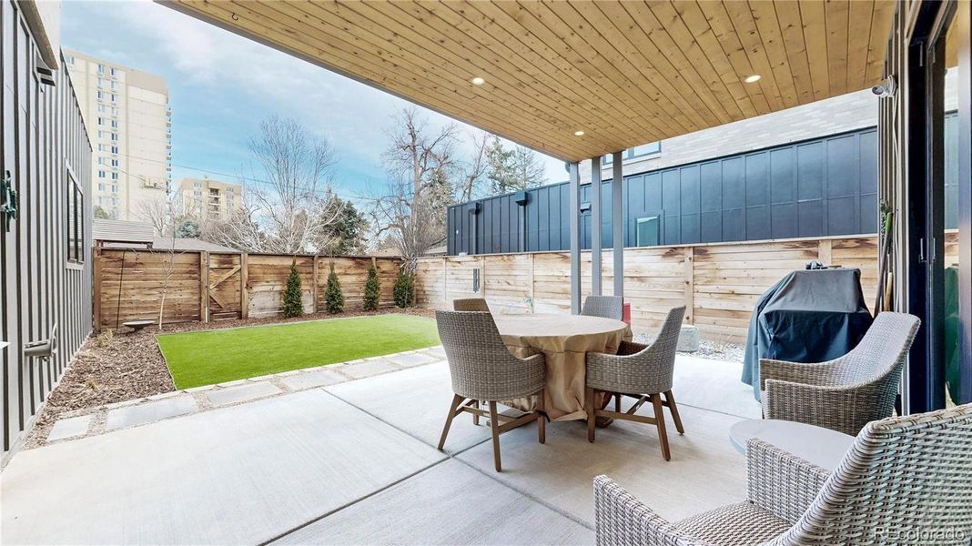 Exterior details and patio area of a home in , Denver (Image 32). Exterior details and patio area of a home in , Denver (Image 32).