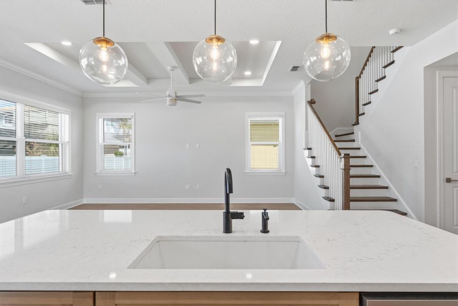 Representative furnished interior of a home built from the Bayview by SeaGate Homes in Beachview Cove, Ormond Beach (Image 16).