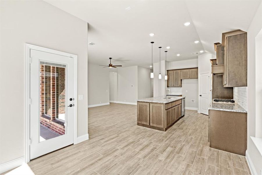 Furnished interior view inside a new home in The Oaks, Red Oak (Image 8).