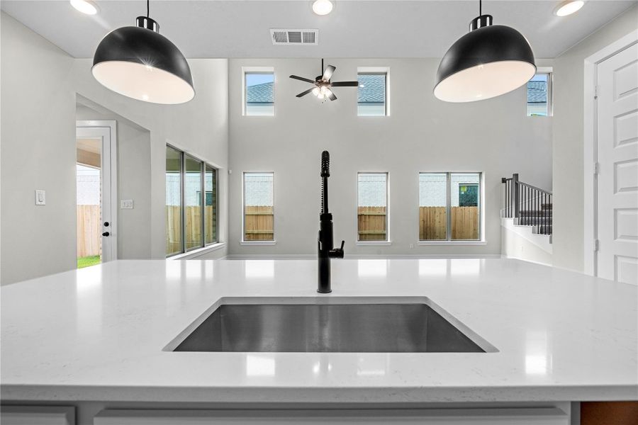Close-up of interior finishes inside a home in Elyson, Katy (Image 10).