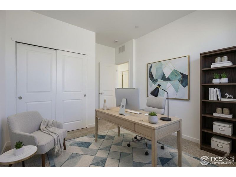 Furnished interior view inside a new home in , Fort Collins (Image 9). Furnished interior view inside a new home in , Fort Collins (Image 9).